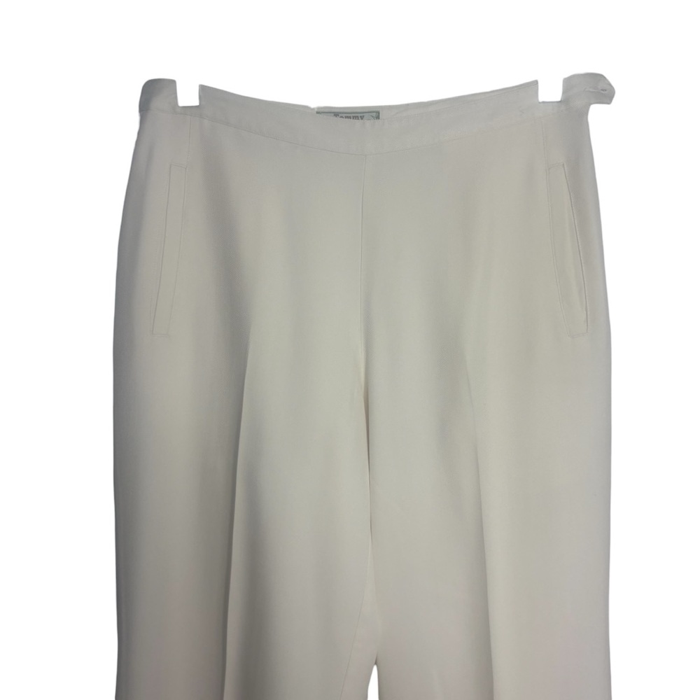 TOMMY BAHAMA 100% Silk Ankle Pants in Cream Size 2 -- QUIET LUXURY!!! - Picture 4 of 8
